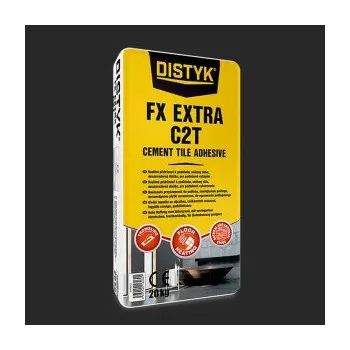 Průmyslové lepidlo LEPIDLO NA OBKLADY A DLAŽBU FX EXTRA C2T Distyk, pytel 20 kg, šedé 57104DEU