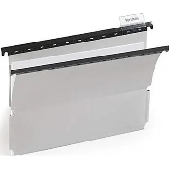 Archivační box Závěsné desky, šedá, PP, bočnice, DURABLE