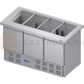 Výdejník vody Salátový pult, nerezová deska, 1465x735x880 mm | STALGAST, ST 207