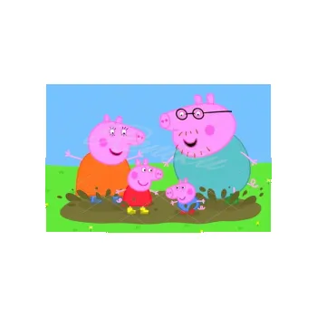 Jedlá dekorace na dort PEPINA a rodina, VARIANTA Jedlý papír 1305