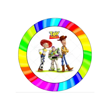 Jedlá dekorace na dort TOY STORY duha, VARIANTA Jedlý papír 1026