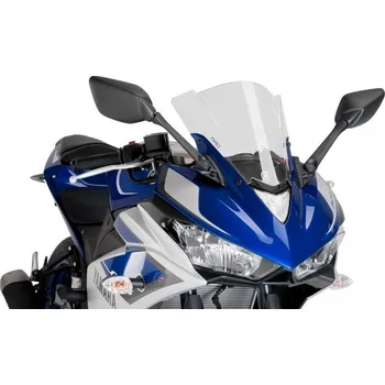 Puig Z-Racing Screen Yamaha YZF R3 (15-18) Čirá (W)
