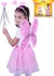 Karnevalový kostým Rappa Dětský kostým Tutu sukně růžový motýl s křídly 104-146 cm
