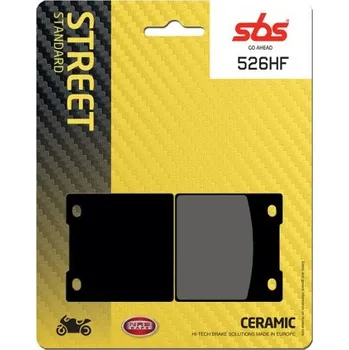 Brzda pro motocykl Přední brzdové destičky SBS Honda CB 650 1979 - 1981 směs HF