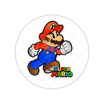 Jedlá dekorace na dort MÁRIO kreslený, VARIANTA Jedlý papír 1327