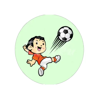 Jedlá dekorace na dort FOTBALISTA malý, VARIANTA Jedlý papír 358