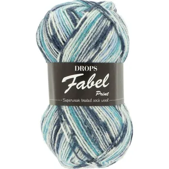 Drops Fabel Print, 914