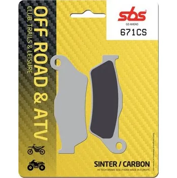 Brzda pro motocykl Přední brzdové destičky SBS TM MX 85 2001 - 2012 směs CS