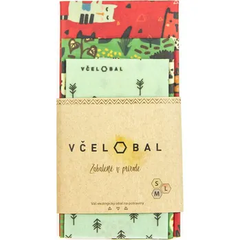 Papírový ubrousek Voskované ubrousky Včelobal set 3 ks Zvířátka