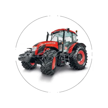 Jedlá dekorace na dort TRAKTOR červený, VARIANTA Fondánový list 250