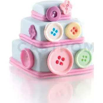 Kuchyňská sůl Silikonová forma SF168 MINI WONDER CAKES SQUARE mini patrové čtvercové dorty 69x69x60 mm | SILIKOMART, Square