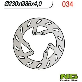 Brzda pro motocykl Přední brzdový kotouč NG Yamaha 490 YZ 1985 - 1987