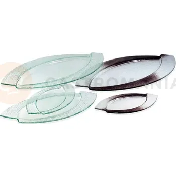 Příslušenství pro stolní telefon Černý skleněný podnos 600 x 240 mm | BDK, Swing