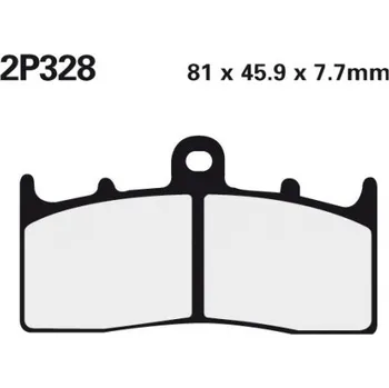 Brzda pro motocykl Přední brzdové destičky Nissin BMW K 1600 GT 2011 - směs ST