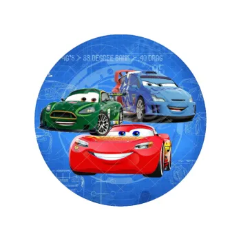 Jedlá dekorace na dort AUTA - modré, VARIANTA Jedlý papír 955