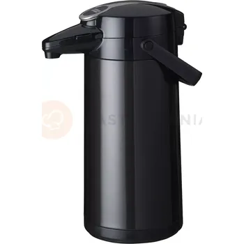 Termoska Termos 2,2 l s pumpičkou, vložka a opláštění z nerezové oceli - černý | BRAVILOR BONAMAT, Airpot Furento