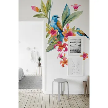 Fototapeta Coloray Samolepky na zeď Květiny a ptáci BubblesFree BubblesFree coloraydecor-wd-as-107731842