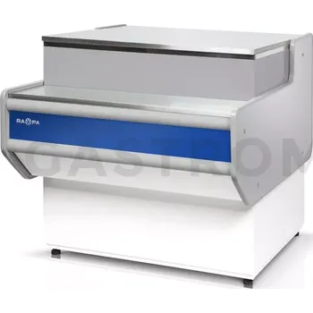 Výdejník vody Pokladní pult nechlazený, rovný s deskou z šedé laminátové desky 1000x900x910 mm | RAPA, LK-A