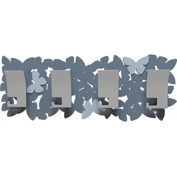 Hodiny Designový nástěnný věšák 50-13-3 CalleaDesign 58cm (více barev) Barva vínová červená-65 - RAL3003