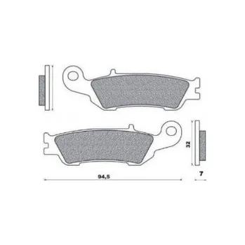Brzda pro motocykl Přední brzdové destičky Brenta Yamaha WR 450 F 2016-2017 Sinter