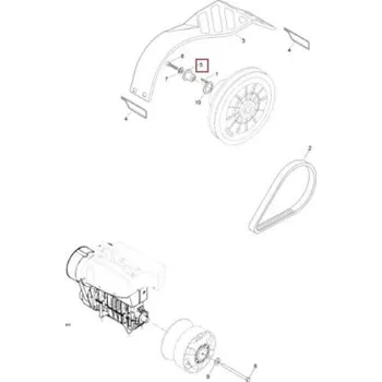 Motor pro motocykl Váleček uchycení převodového variátoru skútr