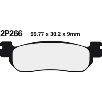 Brzda pro motocykl Přední brzdové destičky Nissin Yamaha XT 250 2008 - směs NS