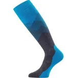 LASTING merino lyžařské podkolenky FWM modré Velikost: M/38-41