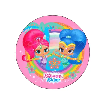 Jedlá dekorace na dort SHIMMER A SHINE růžový, VARIANTA Jedlý papír 1392