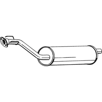 Výfukový systém Střední tlumič výfuku BOSAL 278-135