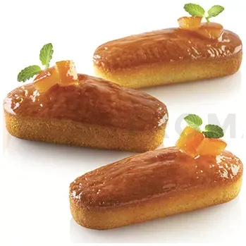 Kuchyňská sůl Silikonová forma na mini podlouhlé zákusky 6x 95x40x25 mm, 2 ks. | SILIKOMART, Air Plus 03 Mini Plumcake