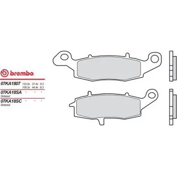 Motodíl Přední brzdové destičky Brembo Suzuki 800 VL INTRUDER 2001 - 2004 směs 07