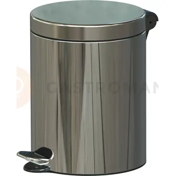 Nádoba na led Pedálový odpadkový koš s tichým dovíráním 5 l, 28x21 cm, nerezová ocel/leštěná | ALDA, Freedom Fresh Soft Close