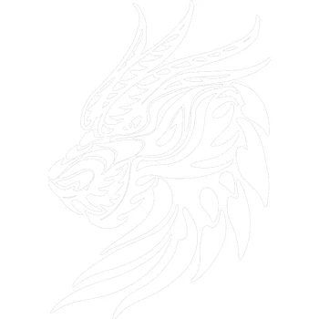 Samolepicí dekorace na vozidlo Samolepka na auto - Drak 1 - hnědá světlá / 7,5x10,5 cm