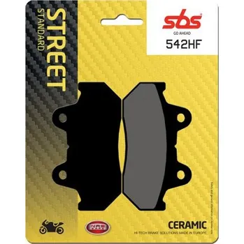 Brzda pro motocykl Přední brzdové destičky SBS Honda CB 400 Four 1981 - 1985 směs HF