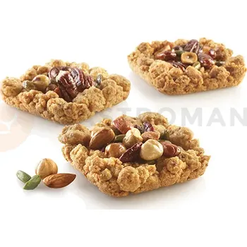 Kuchyňská sůl Silikonová forma na čtvercové zákusky, 6x 85x85x20 mm | SILIKOMART, Air Plus 19 Square