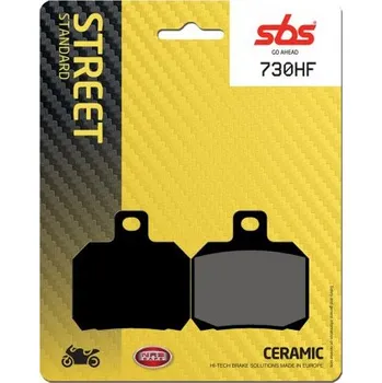 Brzda pro motocykl Zadní brzdové destičky SBS Moto Guzzi 750 Nevada, Nevada Club 2003 - 2016 směs HF