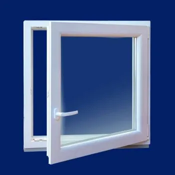 Okno Plastové okno bílé 115x115 cm (1150 x 1150 mm) - pravé, otevíravé + sklopné
