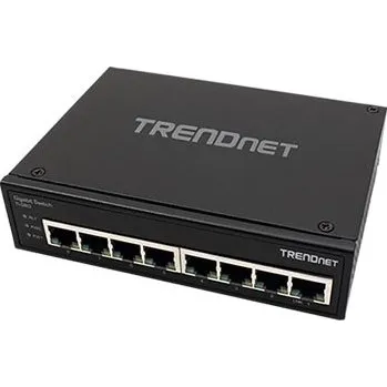 Switch TRENDnet Průmyslový Ethernet přepínač 1Gb, 8 portů, na DIN lištu (TI-G80) - 21.22.1187