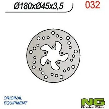 Brzda pro motocykl Zadní brzdový kotouč NG Gas Gas 250 PAMPERA 1998