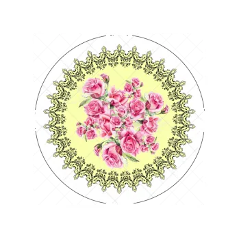 Jedlá dekorace na dort KVĚTINA 9, VARIANTA Jedlý papír 63