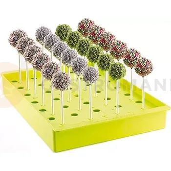 Výroba svíčky Forma na lízátka a čokolády na tyčince Mul3D-28 | SILIKOMART, Mul3D