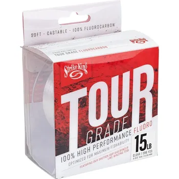 Strike King Tour Grade Fluorocarbon Line 183m Průměr: 0,30mm, Nosnost (lb): 12lb