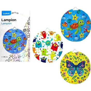 Party dekorace Lampion 25cm kulatý dětský mix