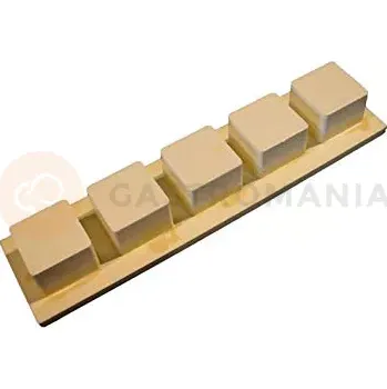 Výrobník cukrové vaty Vytlačovač k formě na hranaté minidezerty - 65 mm - EM5 | MARTELLATO, Monoportions & Mignon