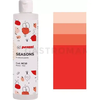 Potravinářské barvivo Přírodní barvivo, koncentrát z kakaového másla - červené, 200 g - NC10 | PAVONI, Seasons