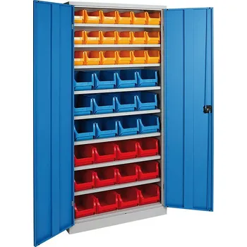 Skříň DS92-7P/2 s plastovými boxy IG078