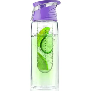 Láhev ASOBU designová fresh láhev s infuserem Flavour It fialová 600ml
