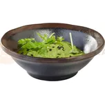 Kulatá miska z melaminu Ø 14 cm, hnědá | APS, Marone