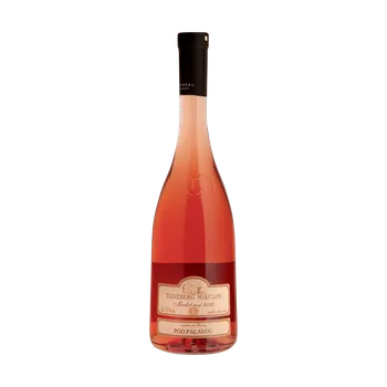 Víno Merlot rosé 2022, výběr z hroznů, Tanzberg Mikulov, polosladké