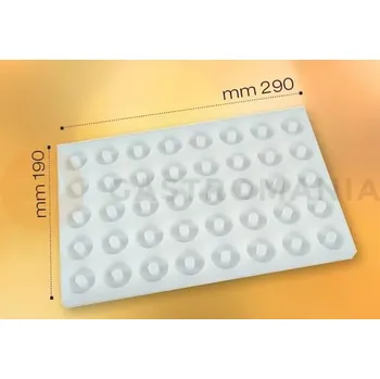 Kuchyňská sůl Silikonová forma na pralinky - 290x190 mm, 40 ks x 10/30x12 mm - LS06 | PAVONI, Chocoflex